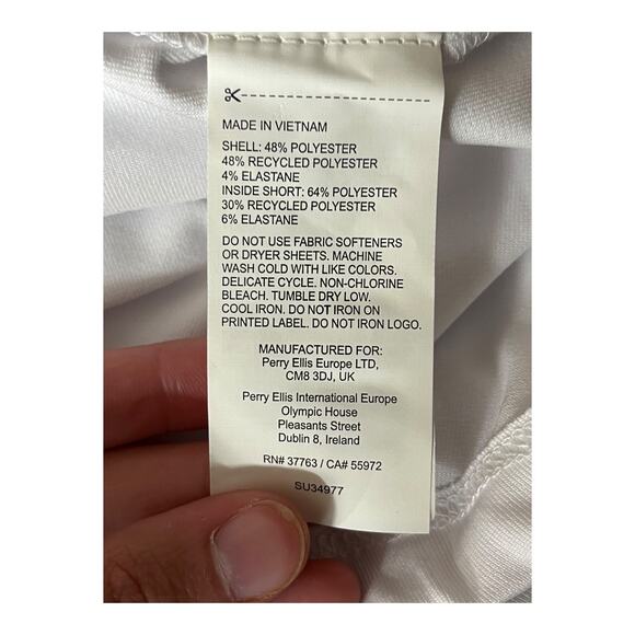 Callaway golf skort 17" digital confetti print block white size Large L - Picture 5 of 5